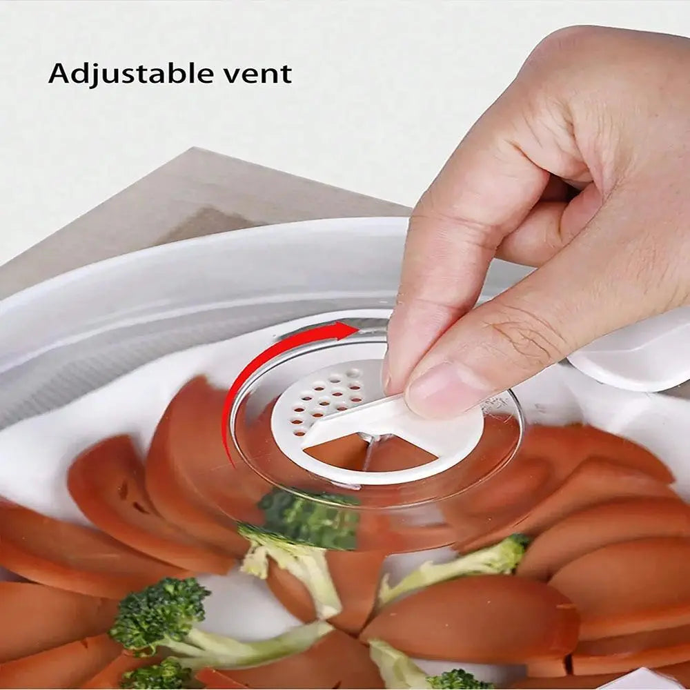 1Pc Microwave Splatter Cover for Food, Transparent Microwave Pot Lid, Bowl Plate Service Cover, Essential Kitchen Item, Kitchenware, Clear