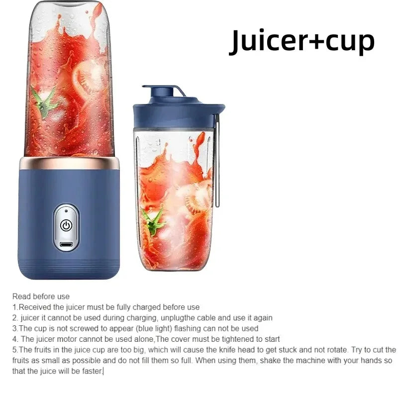 Portable USB Blender Electric Travel Juicer Cup For Smoothie